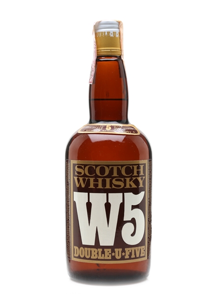 W5 Scotch Whisky Bottled 1970s - Buton 75cl / 43%