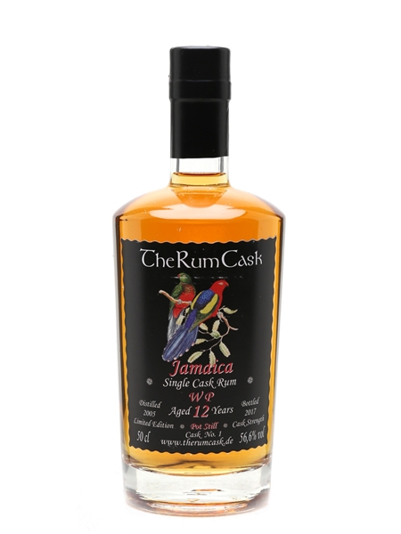 WP 2005 Jamaica Rum 12 Year Old - The Rum Cask 50cl / 56.6%