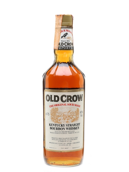 Old Crow Bottled 1980s - Spirit 75cl / 40%