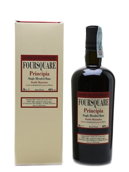 Foursquare Principia 2008 Single Blended Rum 9 Year Old - Velier 70cl / 62%