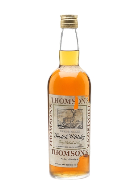 Thomson's Deerstalker Bottled 1960s 75cl / 40%