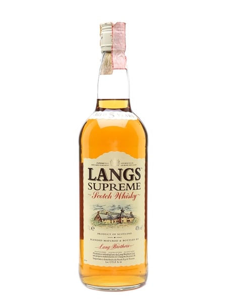 Langs Supreme 5 Year Old Glengoyne Distillery - Stock 100cl / 40%