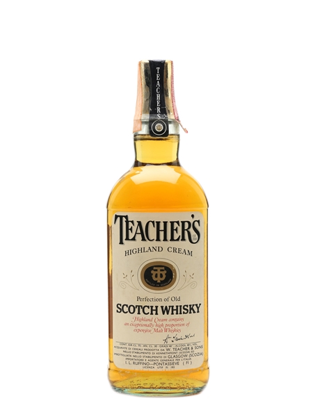 Teacher's Highland Cream Bottled 1980s 75cl / 40%