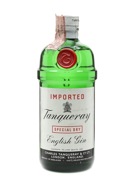 Tanqueray Special Dry Gin Bottled 1970s - Gancia 75cl / 43%