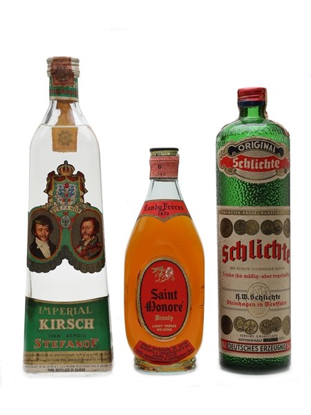 Buton, Landy Freres & Schlichte Bottled 1960s-1970s 3 x 50cl-75cl