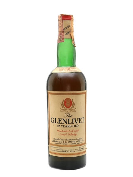 Glenlivet 12 Year Old Bottled 1970s - Summit 75cl / 43%