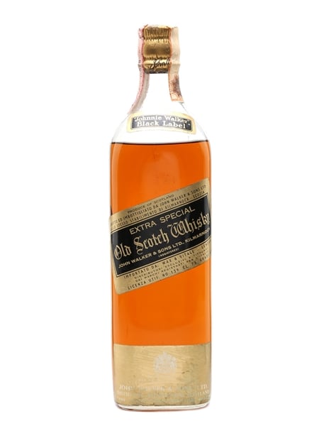 Johnnie Walker Black Label Bottled 1960s - Wax & Vitale 75cl / 43%