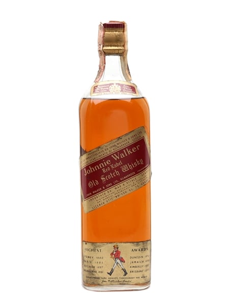 Johnnie Walker Red Label Bottled 1960s - Wax & Vitale 75cl / 43%