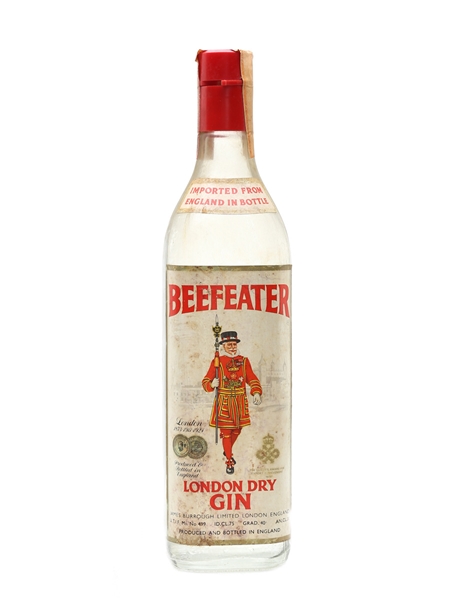 Beefeater London Dry Gin Bottled 1970s 75cl / 40%