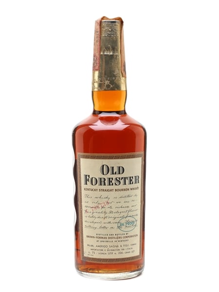 Old Forester Bottled 1970s - Amerigo Sagna 75cl / 43%