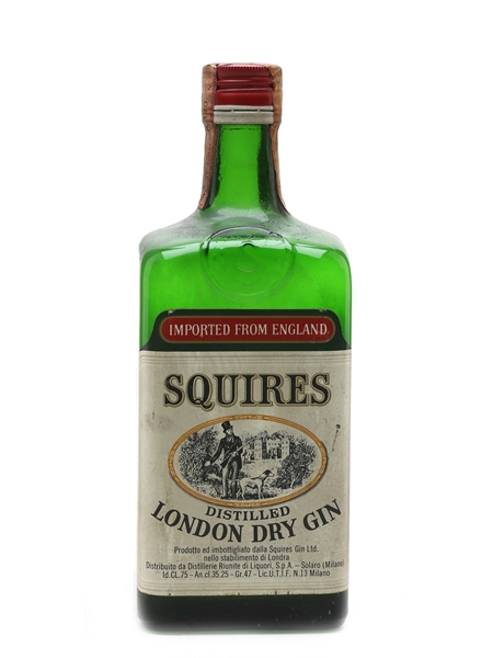 Squires London Dry Gin Bottled 1970s 75cl / 47%