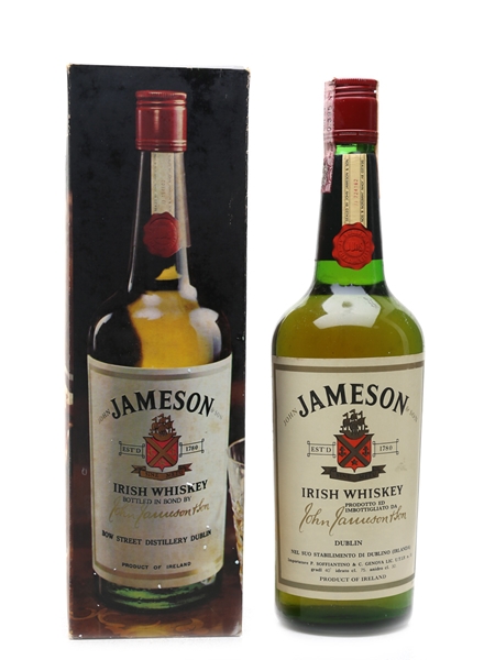 Jameson Irish Whiskey Bottled 1970s - Soffiantino 75cl / 40%