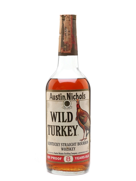 Wild Turkey 8 Year Old 101 Proof Bottled 1970s 75cl / 50.5%