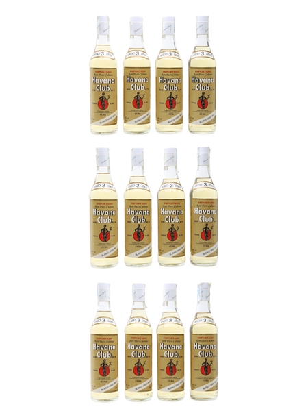 Havana Club Blanco Anejo Seco 3 Year Old Bottled 1990s 12 x 70cl / 40%