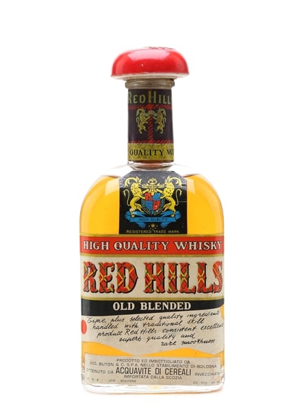 Red Hills Old Blended Whisky Bottled 1960s - Buton 75cl / 43%