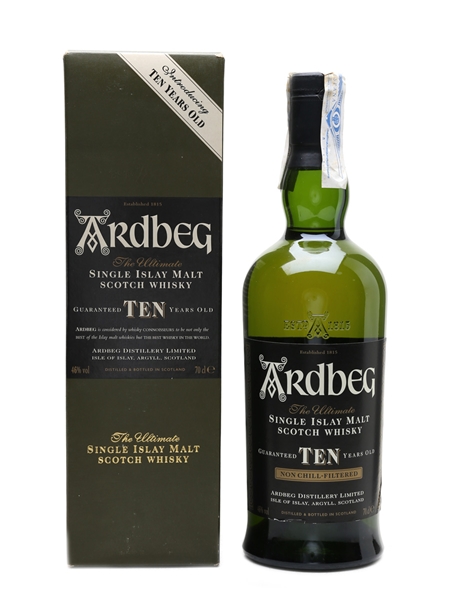 Ardbeg 10 Year Old Introducing - Bottled 2000 70cl / 46%