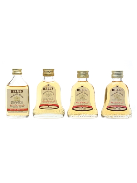 Bell's Extra Special Bottled 1970s & 1980s 4 x 5cl / 40%