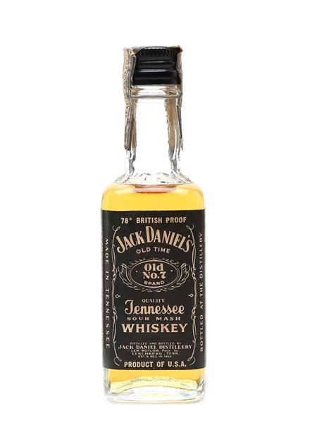 Jack Daniel's Old No.7 Bottled 1970s 5cl / 44.5%