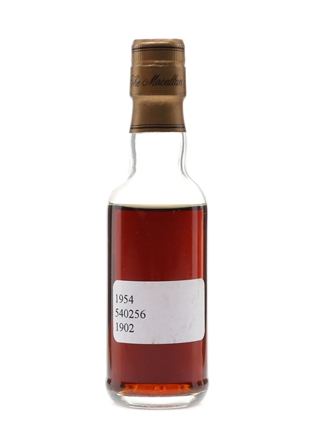 Macallan 1954 Fine & Rare Cask No. 1902 47 Year Old - Trade Sample 5cl / 50.2%