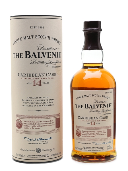 Balvenie 14 Year Old Caribbean Cask  75cl / 43%