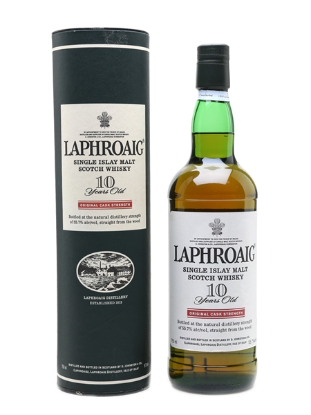 Laphroaig 10 Year Old Original Cask Strength Bottled 2000s - Allied Domecq 75cl / 55.7%