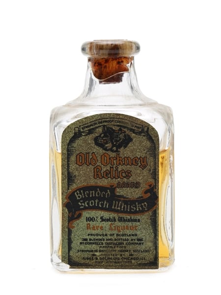 Old Orkney Relics Bottled 1930s USA Release Miniature