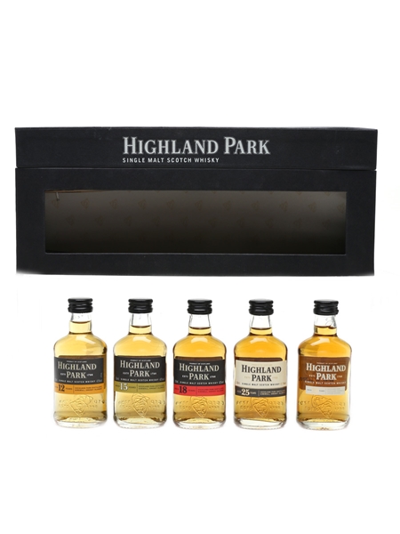 Highland Park Collection 12, 15, 18, 25 & 30 Year Old 5 x 5cl