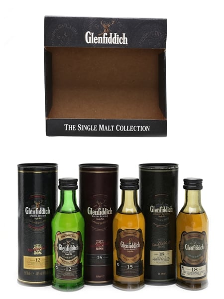 Glenfiddich Single Malt Collection 12, 15 & 18 Year Old 3 x 5cl