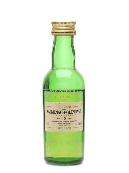 Balmenach Glenlivet 1981 12 Year Old - Cadenhead's 5cl / 62.6%