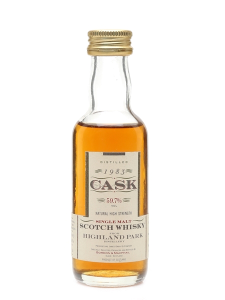 Highland Park 1983 Cask Strength - Gordon & MacPhail 5cl / 59.7%