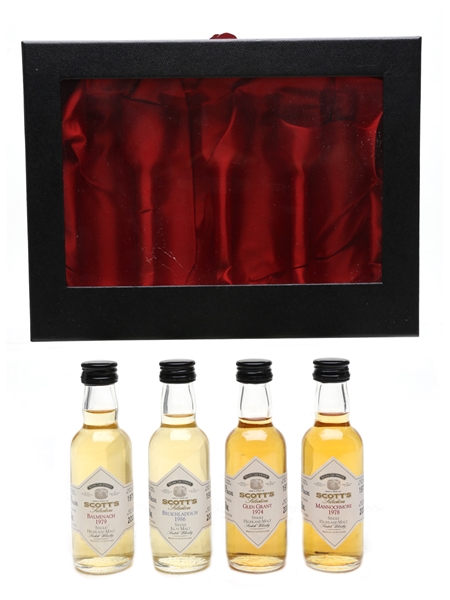 Scott's Selection Set Balmenach, Bruichladdich, Glen Grant & Mannochmore 4 x 5cl