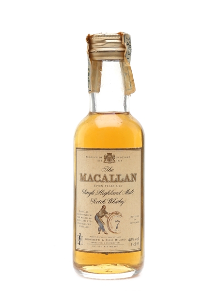 Macallan 7 Year Old Giovinetti 5cl / 40%