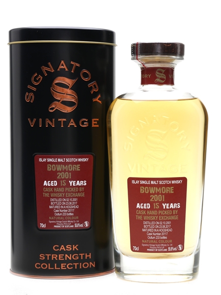 Bowmore 2001 15 Year Old - The Whisky Exchange 70cl / 55.6%