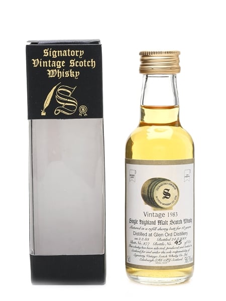 Glen Ord 1983 18 Year Old - Signatory Vintage 5cl / 58.3%