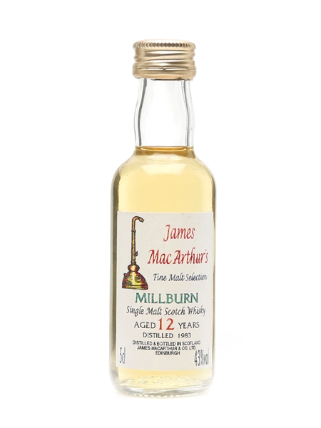 Millburn 1983 12 Year Old James MacArthur's 5cl / 43%