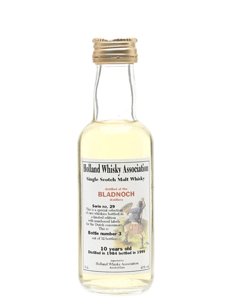 Bladnoch 1984 10 Year Old - Holland Whisky Association 5cl / 43%