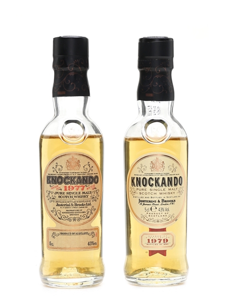 Knockando 1977 & 1979 Justerini & Brooks 2 x 5cl / 43%