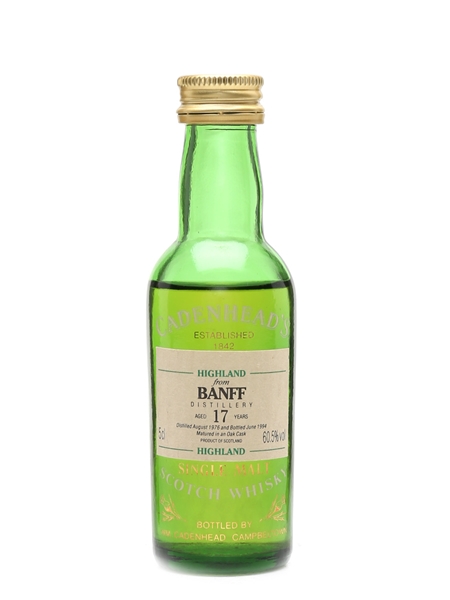 Banff 1976 17 Year Old - Cadenhead's 5cl / 60.5%