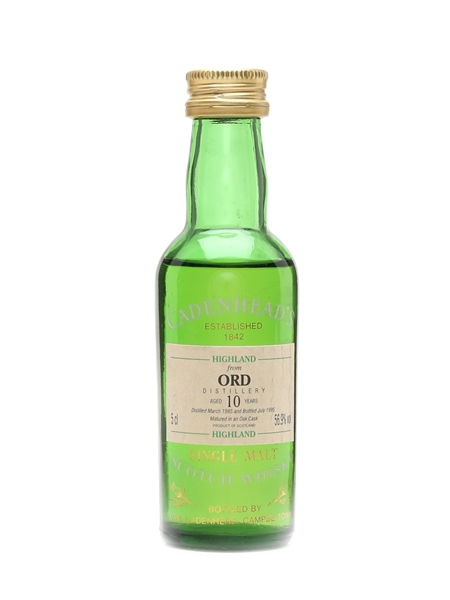 Ord 1985 10 Year Old - Cadenhead's 5cl / 56.9%