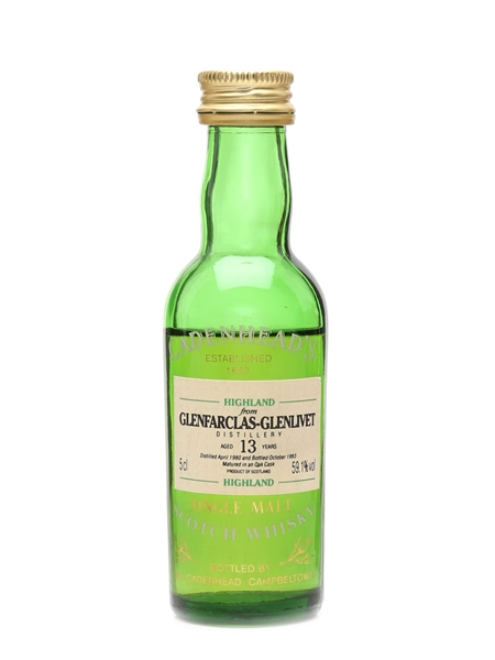 Glenfarclas Glenlivet 1980 13 Year Old - Cadenhead's 5cl / 59.1%