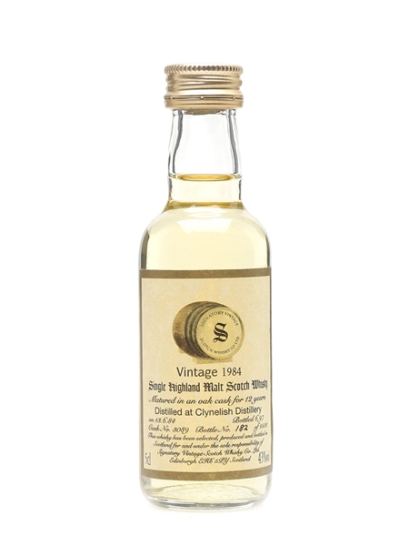 Clynelish 1984 12 Year Old - Signatory Vintage 5cl / 43%