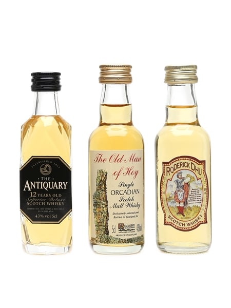 Antiquary, Blackadder & Roderick Dhu  3 x 5cl