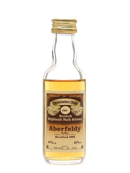 Aberfeldy 1969 Bottled 1980s - Gordon & MacPhail 5cl / 40%