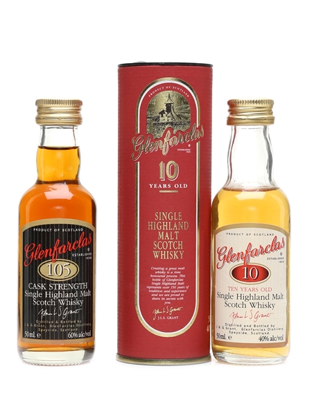 Glenfarclas 105 & 10 Year Old  2 x 5cl