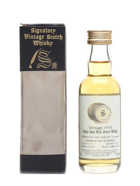 Caol Ila 1974 21 Year Old - Signatory Vintage 5cl / 60.5%