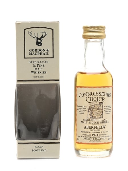 Aberfeldy 1974 Connoisseurs Choice - Gordon & MacPhail 5cl / 40%