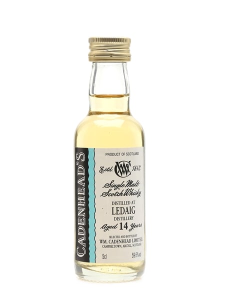 Ledaig 14 Year Old Cadenhead's 5cl / 59.6%