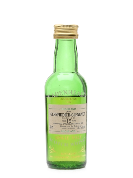 Glenfiddich Glenlivet 1979 15 Year Old - Cadenhead's 5cl / 58.3%