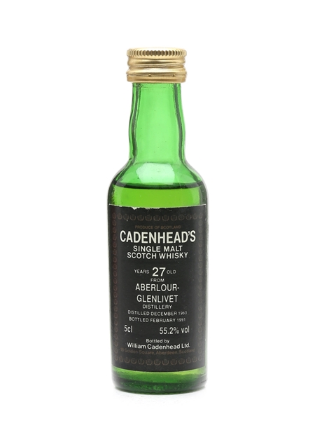 Aberlour Glenlivet 1963 27 Year Old - Cadenhead's 5cl / 55.2%