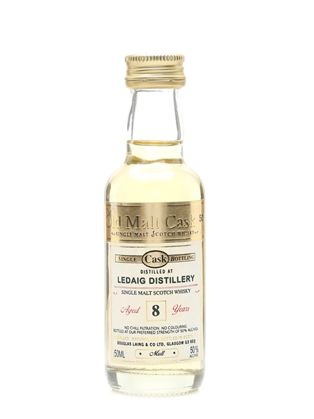 Ledaig 8 Year Old Old Malt Cask - Douglas Laing 5cl / 50%